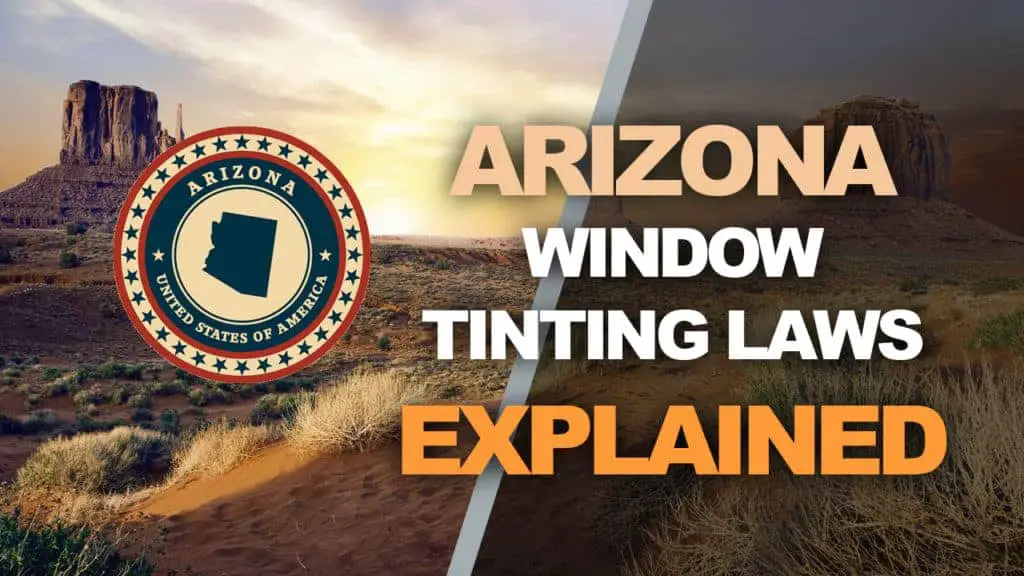 arizona windshield tint law