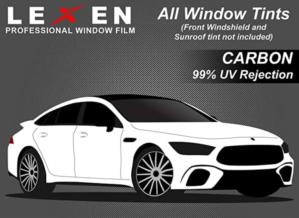 lexen 2ply carbon all windows precut tint kit