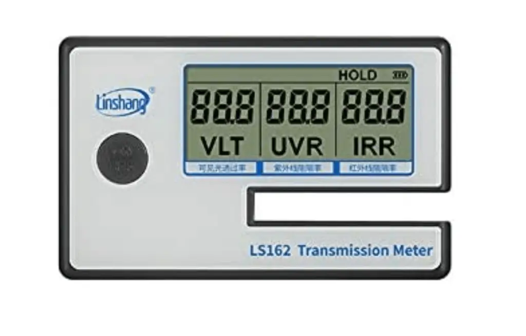 portable solar tester meter, tint solar film car transmission meter filmed glass tester uv ir rejection meter spectrum tester