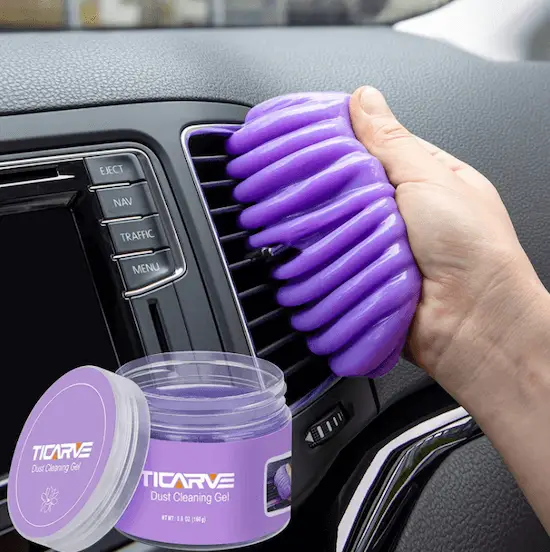 ticarve cleaning gel for car detailing