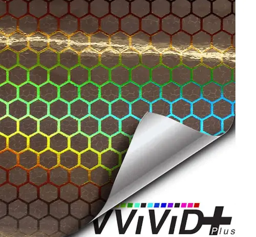 Vvivid bio hex air tint headlight vinyl roll