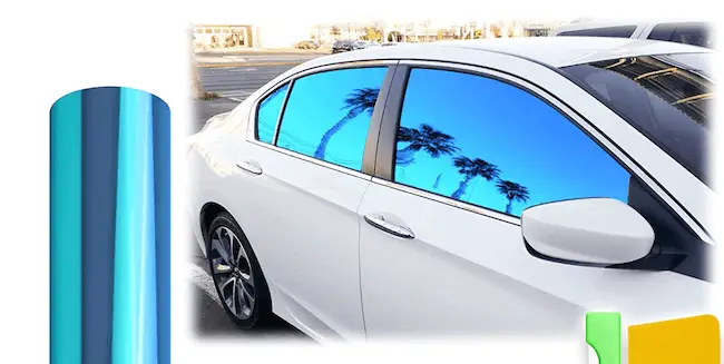 Chameleon mirror window tint film 1