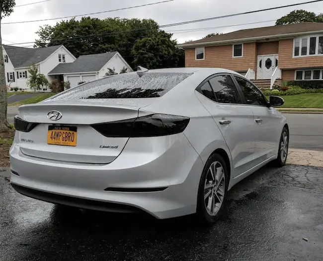 Tinted tail lights