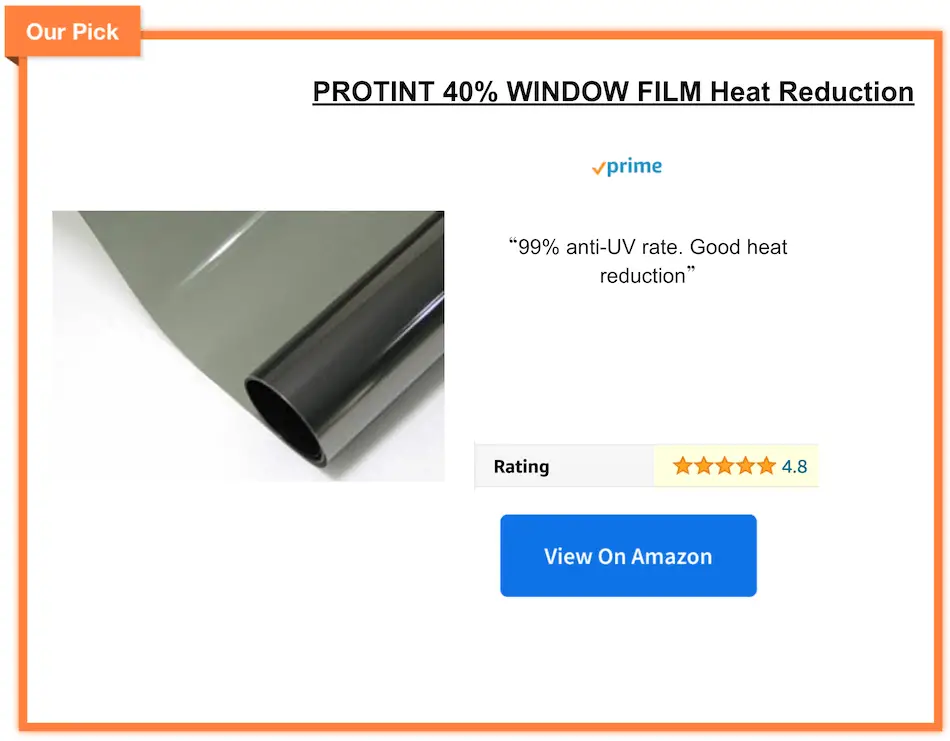 best 40 window tint to buy