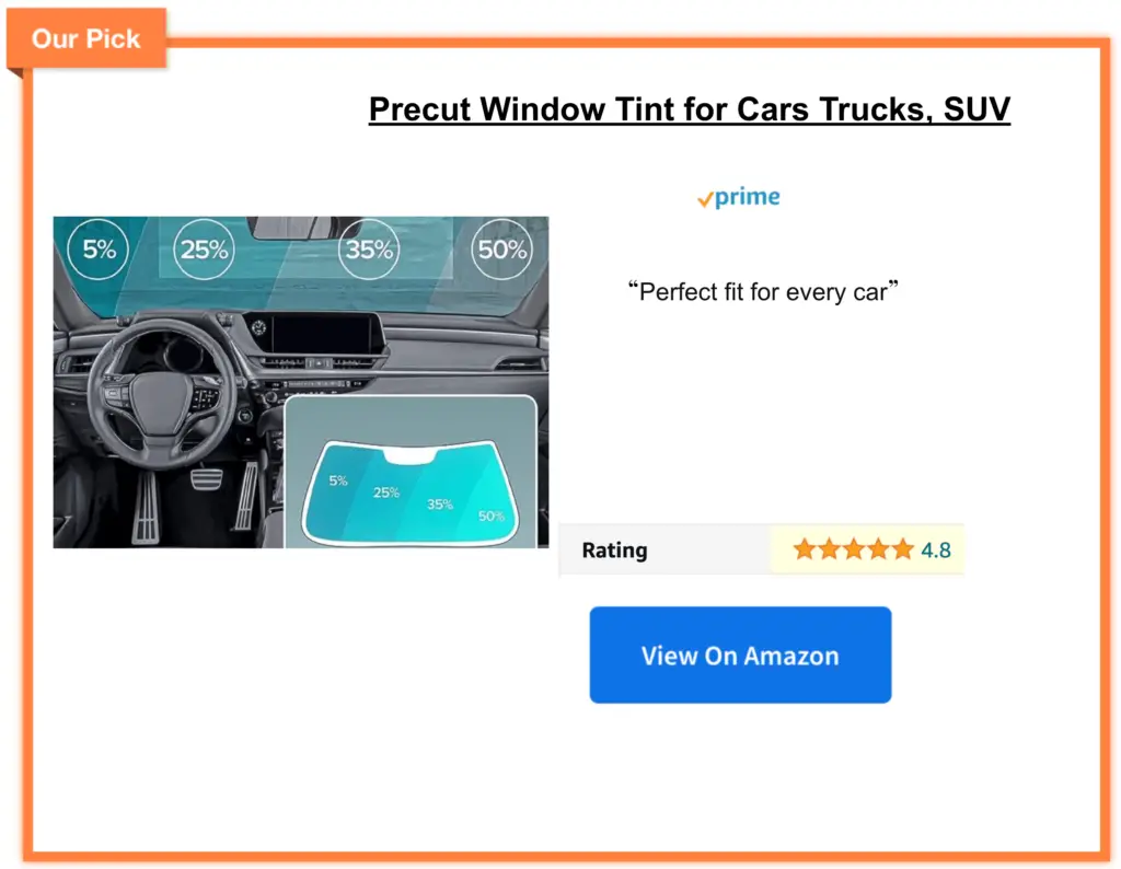 best precut window tint kit