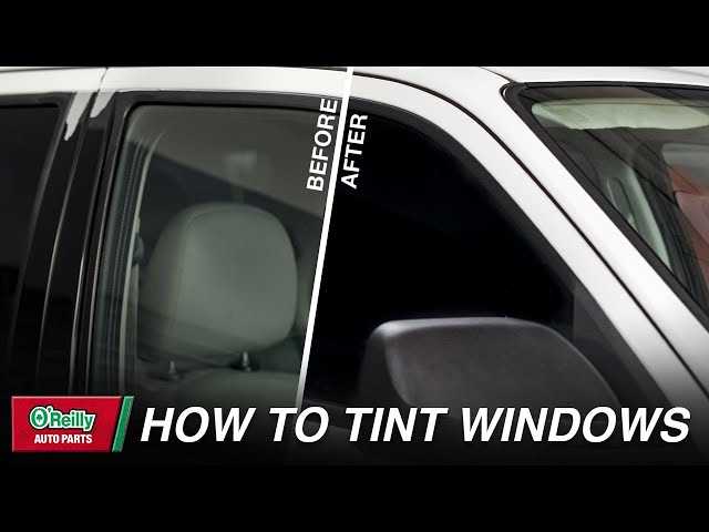 Process of retinting car windows