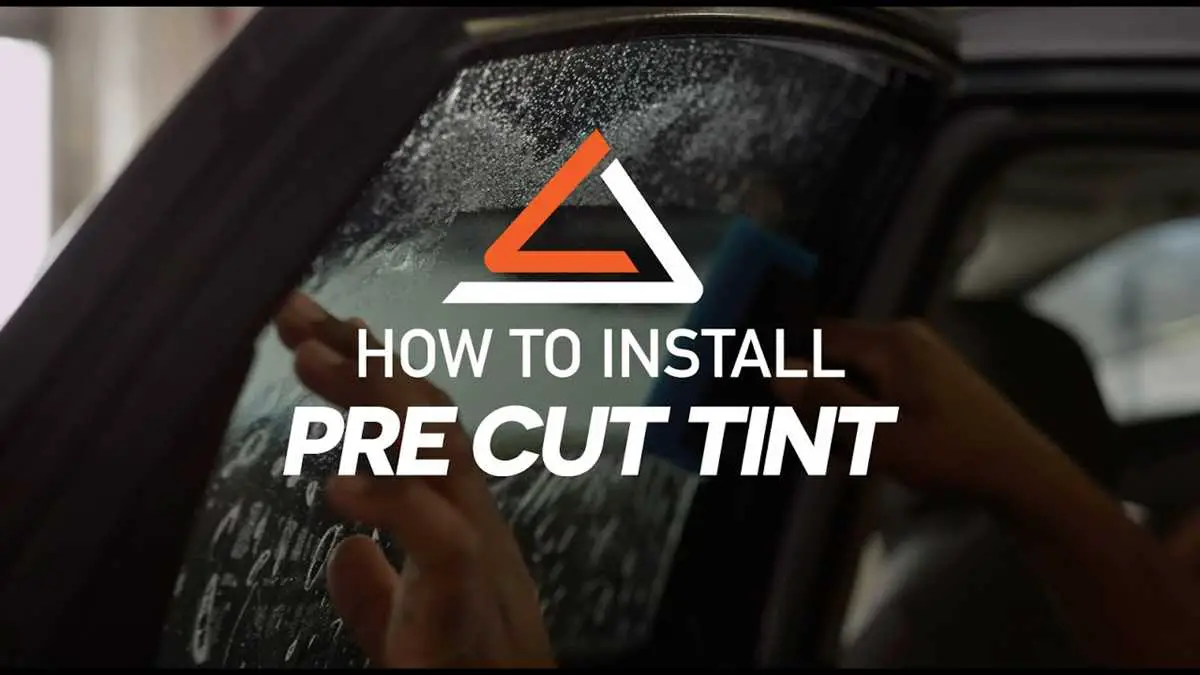How to install precut window tint