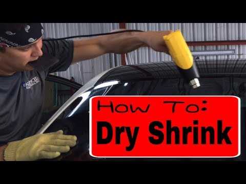 How to shrink window tint